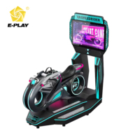 Parc d'attractions intérieur Eplay, simulateur de course dynamique de moto VR, console de jeu VR SPEED RIDER, 15 jeux avec casque DPVR E3