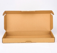 Boîte d'expédition personnalisée pour clavier long, grande boîte d'emballage pour e-commerce, boîte postale plate et mince en papier kraft