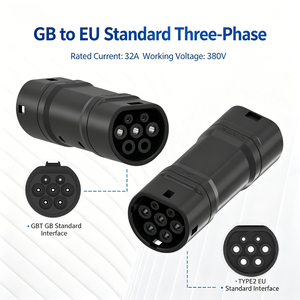 Adaptador de Cargador para Estación de Carga de Vehículos Eléctricos, GB/T a NACS AC250V 32A - Product Image 3