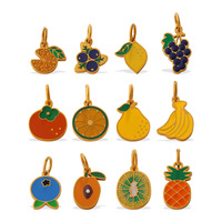 Collier et bracelet de style européen et américain 2026, motif tranche de citron avec effet goutte d'huile, accessoires de bijouterie, Air Frais