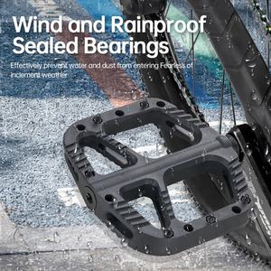 Pédales de vélo de route <span class=keywords><strong>BMX</strong></span> en Fiber de Nylon, pièces de bicyclette de montagne, taille N-9 - Product Image 4