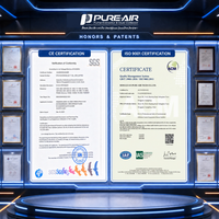 Colector de Polvo Industrial PURE-AIR PIPS Inteligente de Gran Flujo de Aire para Talleres de Fabricación Metálica con 2400CMH y 10000Pa de Alta Presión
