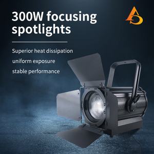 Foco Fresnel con Zoom de 300W, Mini Luz LED Fresnel RGBWA UV, DMX - Product Image 2