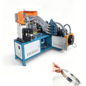 High-Speed CNC Flat Iron Hoop Forming Machine - Automatic Pipe <b>Hose</b> <b>Clamp</b> Making - Product Image 1