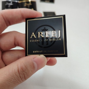 Etiquetas Adhesivas de Aluminio Personalizables para Perfumes de Lujo, Etiquetas Impermeables de Alta Calidad, Marco para Fotos, Estampado Dorado Personalizado - Product Image 3