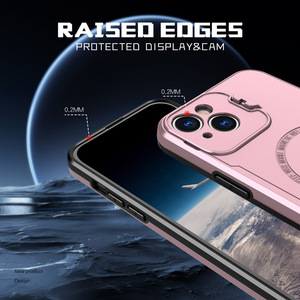 Étui mobile PC à la mode en gros pour <span class=keywords><strong>iPhone</strong></span> 13 14 & 15 étui de protection en fer magnétique intégré - Product Image 4