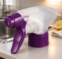 Vente en gros d'usine : pulvérisateur à mousse en plastique 28/410 pour le nettoyage de la maison, de la voiture et du jardin, couleur et logo personnalisés