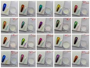 Poudre de Soie Lisse en Gros Effet Aurore, Poudre de Perle Blanche pour Nail Art, Poudre de Fée Clair de Lune - Product Image 6