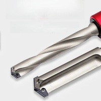 Forets à insert remplaçables, tige conique SLS, poignée conique Morse, tige droite, porte-outils de perçage indexables, foret à chanfrein