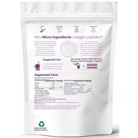 Produit de beauté pour femmes adultes, vitamine C, acide hyaluronique, poudre de collagène et de peptides pour éclaircir la peau, 500gr