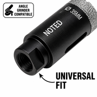 Vente directe usine : Kit de forets diamantés à paroi mince pour perçage rapide et propre de carreaux et pierres, gamme de tailles de 6 mm à 100 mm, outil OEM