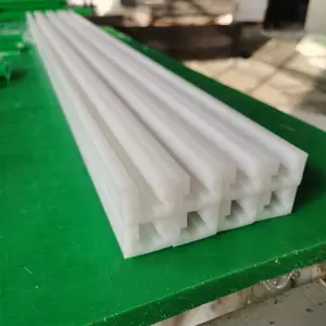 High impact resistant UHMW-PE conveyor guard rail plastic pulley plastic chain conveyor guide rail