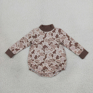 Combinaison de Thanksgiving pour bébés filles, combinaison à manches longues avec broderie de dinde - Product Image 3