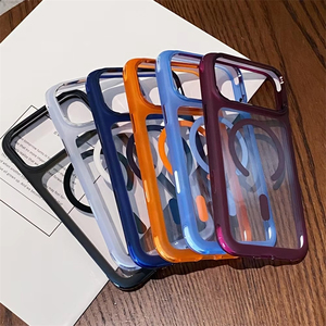 เคสใสแม่เหล็กสำหรับชาร์จไร้สาย iPhone 18 17 16 15 14 Pro Max  วัสดุอะคริลิกใสแบบไฮบริด พร้อมขอบกันกระแทก PC - Product Image 2