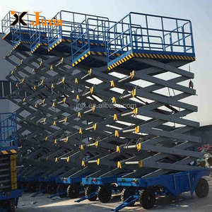 Plataforma Elevadora de Tijera Eléctrica a Batería, Mesa de Trabajo Usada en Almacenes y Fábricas, Elevador de Personas con Certificado CE - Product Image 5