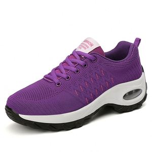 Nouvelles chaussures de marche antidérapantes, résistantes à l'usure, respirantes, en maille, à lacets, à semelle épaisse, tendance mode, polyvalentes, toutes saisons - Product Image 1