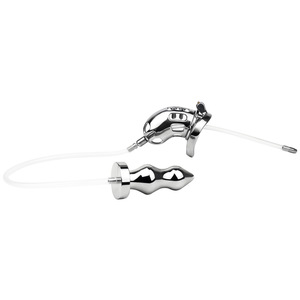 स्कार्लेकसिन C-62 पुरुष शुद्धता उपकरणों को सिलिकॉन कैथीटर और गुदा प्लग बीडीएसएम सेक्स खिलौना के साथ - Product Image 5