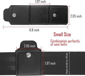Wj 2 pièces clip de <span class=keywords><strong>ceinture</strong></span> de sécurité voiture ajusteur de <span class=keywords><strong>ceinture</strong></span> de sécurité Premium PU <span class=keywords><strong>cuir</strong></span> confort Auto épaule cou sangle positionneur verrouillage protecteur - Product Image 4