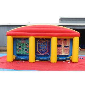 Dit drie-in-één opblaasbaar spel combineert meerdere recreatieve functies, met een compacte structuur en een rijke ervaring. - Product Image 1