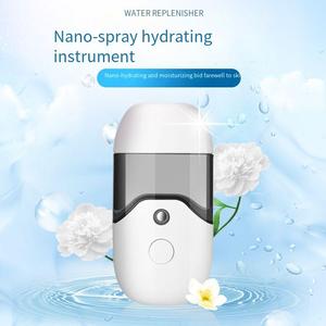 Diffuseur d'air rafraîchissant portable, vaporisateur pour la peau, nano-diffuseur ultrasonique, 50 ml, vaporisateur facial, ventilateur, humidificateur rechargeable, pour la maison et la voiture - Product Image 5