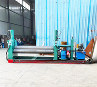 Équipement de laminage de plaques métalliques Max 16 mm, commande PLC, machine de pliage automatique de tôles en acier à 4 rouleaux