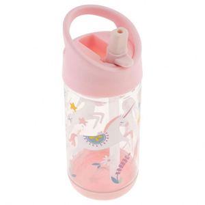 Botella de Agua Infantil Personalizada, Linda, Transparente, de Plástico Tritan/PET/PP, de 400 ml, 500 ml, 750 ml, para la Escuela y Uso al Aire Libre, con Pajita y Tapa - Product Image 4