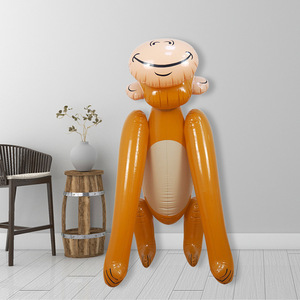 <span class=keywords><strong>Gorilla</strong></span> Gonfiabile Gigante in PVC Marrone - Decorazione Scenica, Giocattolo Animale Simulato per Bambini - Product Image 5