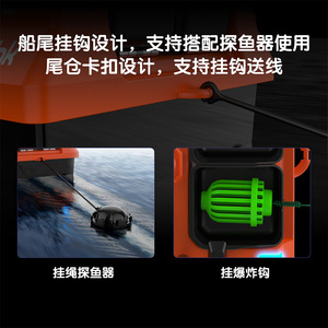 2025 nouveau V802Pro GPS télécommande <span class=keywords><strong>bateau</strong></span> de nidification en plastique outils de pêche de précision avec 4 Silos capacité de charge 3kg appât - Product Image 5