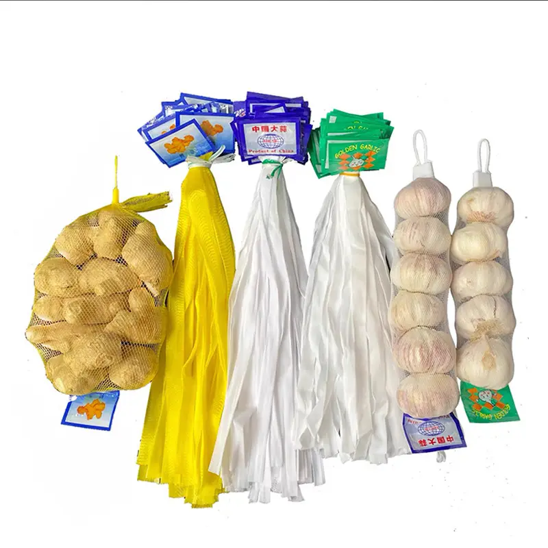 China Factory made garlic and ginger tubular net mesh bag or net mesh rolls