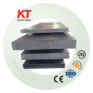 Chapa de Acero Galvanizado sin Aleación S235JR Estándar ASTM con Patrón de Lágrima, Espesor de 1.2-2.0 mm - Construcción, Transporte, Pisos - Product Image 1