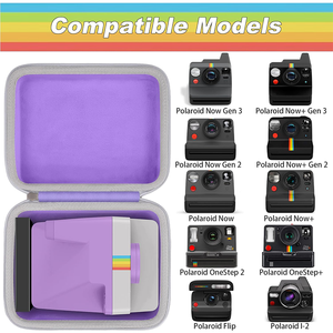 Kompakte Stoßfeste Aufbewahrungsbox für Polaroid Now 2. / 3. Generation I-Type Sofortbildkamera Harte <span class=keywords><strong>EVA</strong></span>-Tragetasche - Product Image 2