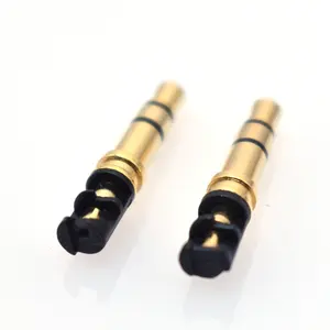 3.5*4.5*24.5mm kulaklık fişi altın kaplama Stereo fiş ses konektörü altın kaplama nikel jack kulaklık fişi