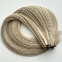 Nos extensions de cheveux Genius Weft sans couture, à micro-billes, évitent les irritations du cuir chevelu, avec cuticules alignées, coupées d'un seul donneur.