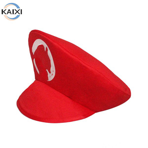 Venta al por mayor personalizado Halloween Cosplay fiesta disfraz sombrero <span class=keywords><strong>Super</strong></span> Mary Brothers <span class=keywords><strong>Mario</strong></span> barato <span class=keywords><strong>Super</strong></span> Maro sombrero con barba - Product Image 1