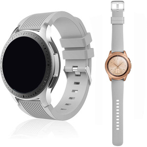 Venta al por mayor de 22mm correa de reloj <span class=keywords><strong>para</strong></span> Samsung <span class=keywords><strong>Gear</strong></span> <span class=keywords><strong>S3</strong></span> correa de silicona suave - Product Image 1