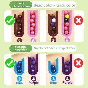 Jeu interactif multifonctionnel d'apprentissage des nombres, avec perles magnétiques colorées et labyrinthe - Product Image 2