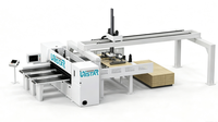 Sierra de Panel CNC Controlada por Computadora con Software Optimizador de Corte, Máquina de Corte de Madera para Fabricación de Gabinetes