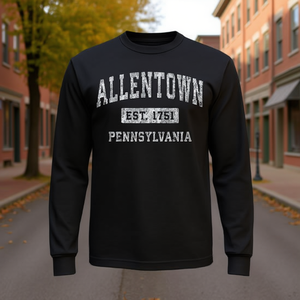 Camiseta clásica de manga larga Allentown Pennsylvania Vintage Established - Product Image 3