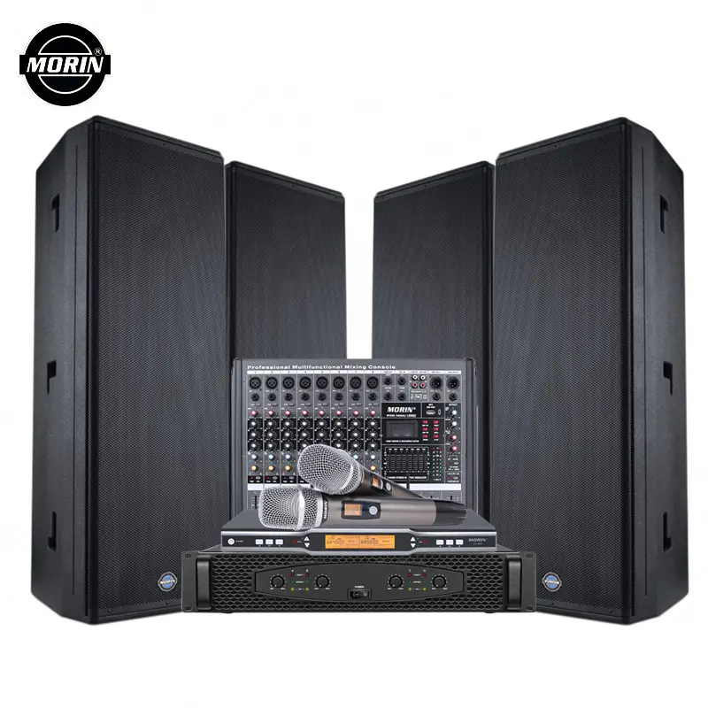 De Audio profesional de doble de 15 pulgadas caja de sonido para DJ sistema de sonido de altavoz