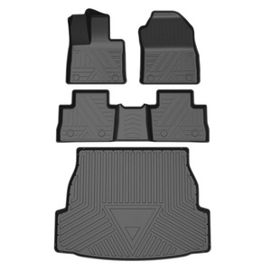 Alfombrillas antideslizantes 3D TPE de alta calidad para coche, alfombrilla para maletero para <span class=keywords><strong>Toyota</strong></span> RAV4 2020-2024, cubierta para almohadilla de pie - Product Image 1