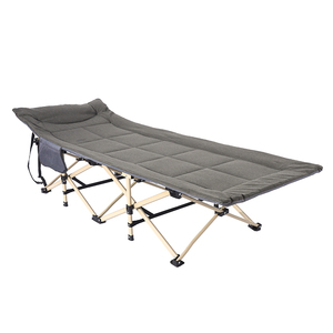 Lit <span class=keywords><strong>de</strong></span> camping pliable en métal portable pour adultes, tissu Oxford - Coussin et <span class=keywords><strong>oreiller</strong></span> inclus, <span class=keywords><strong>sac</strong></span> <span class=keywords><strong>de</strong></span> transport léger, support <span class=keywords><strong>de</strong></span> 450 livres - Product Image 6