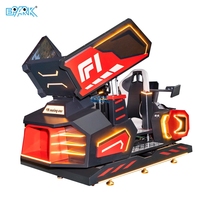 Simulateur de course automobile à six axes à trois écrans, machine de jeu vidéo de course, simulateur de conduite VR