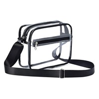 Sac à bandoulière transparent en PVC AL, nouveau, portable, pour voyage, portefeuille, boîte de rangement pour cosmétiques, moderne et simple