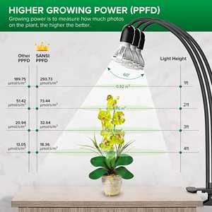 Remote Control Timed Landing Plant Growth Lamp Small Area Indoor Green Plant Succulent Coloring and Cultivation Lamp - Product Image 3