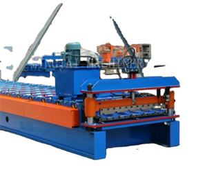 Glasierte Eisen ziegel Metallblech Dach walzen form maschine - Product Image 1
