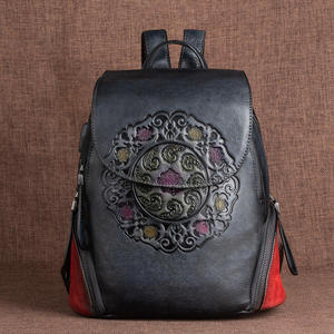 Mochilas Andong para Mujer, de Cuero Vacuno Genuino, Bolsos de Hombro de Moda para Mujer, Mochila Femenina para Viajes al Aire Libre, Modelo 8098 - Product Image 5