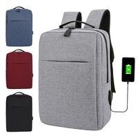 Tas Ransel Olahraga Kasual Ringan Kapasitas Besar untuk Wanita, Tas Laptop Modis dengan USB untuk Pelajar dan Pelancong