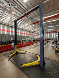 Taller de reparación automática de pórtico de 2 postes, elevador de automóviles, elevador de aire de desbloqueo Manual bilateral barato, elevadores de automóviles de <span class=keywords><strong>precio</strong></span> competitivo - Product Image 2