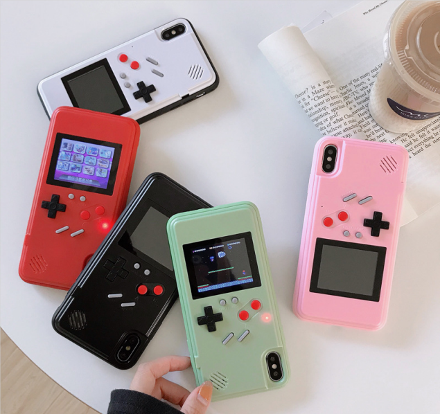 Newest Products 36 Games Design Soft TPU Shockproof Gameboy Phone Case For iphone 12 Pro Max