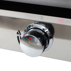 Plaque chauffante à gaz commerciale en acier inoxydable, <span class=keywords><strong>Four</strong></span> de cuisson à gaz à quatre brûleurs, 2022 - Product Image 4